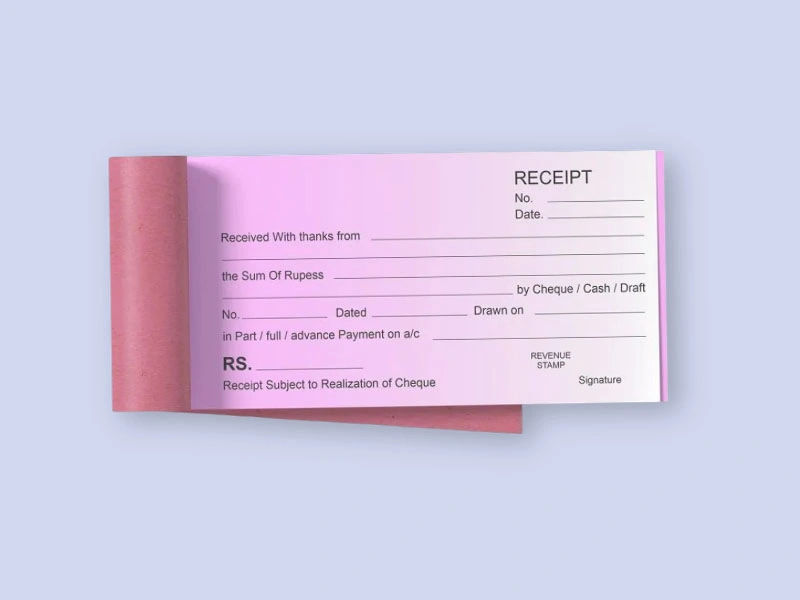 Receipt  Book