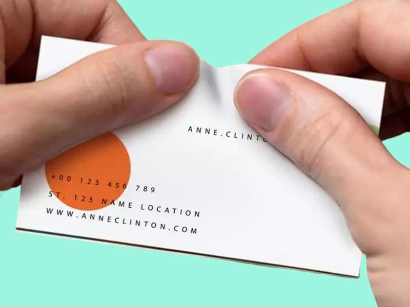 Non-Tearable Visiting Card